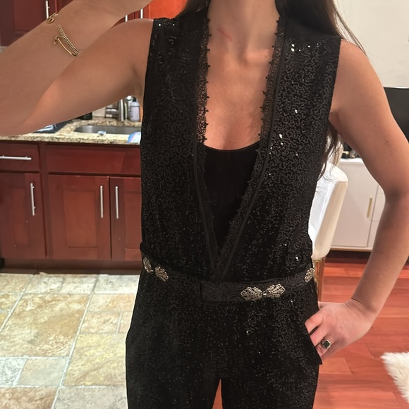 Full sequin jumpsuit the Kooples size small - Picture 6 of 16